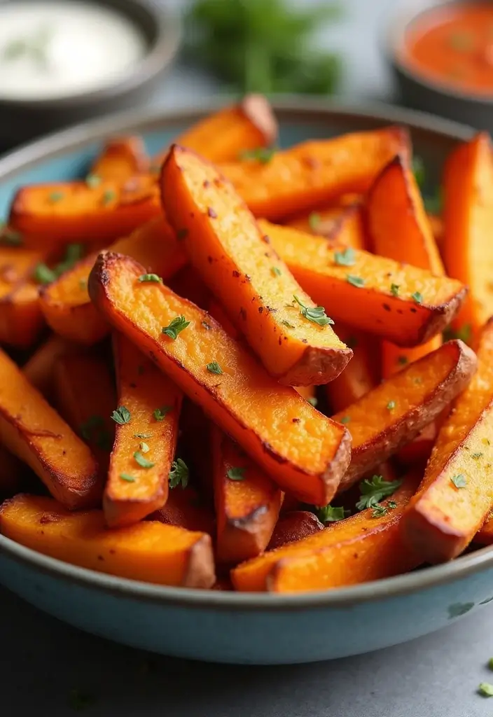 27 Gluten Free Salty Snack Recipes for Every Craving 48 27 Gluten Free Salty Snack Recipes for Every Craving - 8. Baked Sweet Potato Fries
