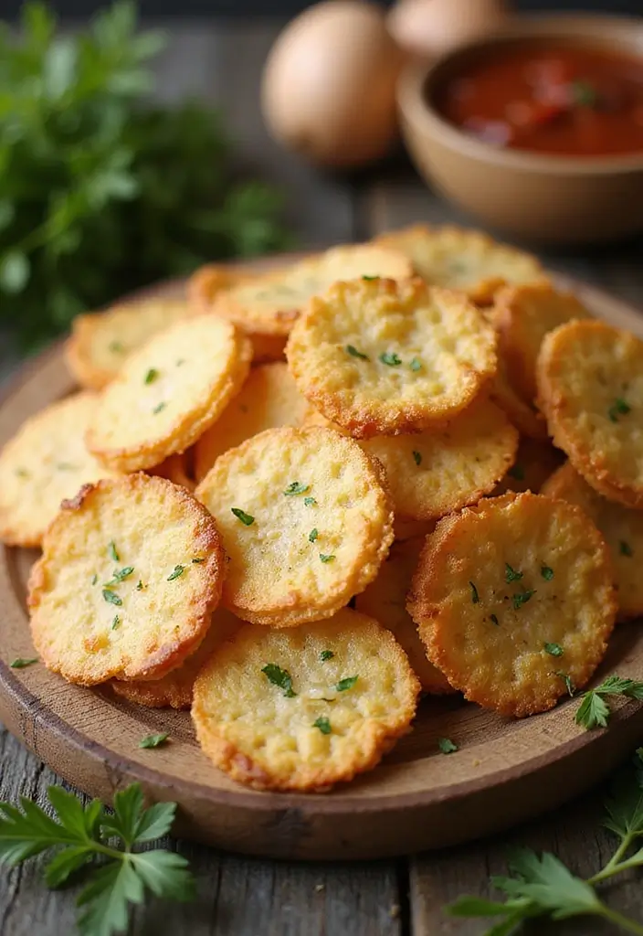 27 Gluten Free Salty Snack Recipes for Every Craving 55 27 Gluten Free Salty Snack Recipes for Every Craving - 9. Parmesan Crisps
