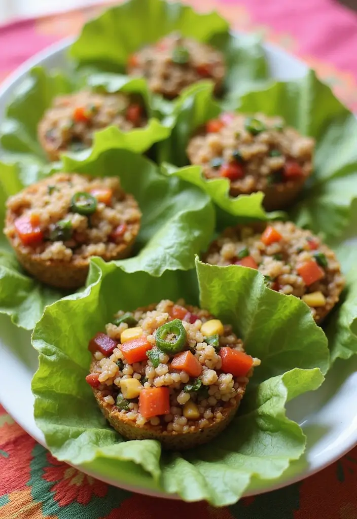27 Quick Snack Recipes: Healthy and Delicious Plant-Based Bites 62 27 Quick Snack Recipes: Healthy and Delicious Plant-Based Bites - 10. Quinoa Salad Cups