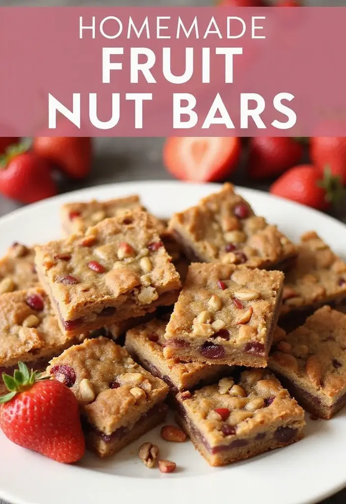 27 Quick Snack Recipes: Healthy and Delicious Plant-Based Bites 170 27 Quick Snack Recipes: Healthy and Delicious Plant-Based Bites - 26. Fruit and Nut Bars