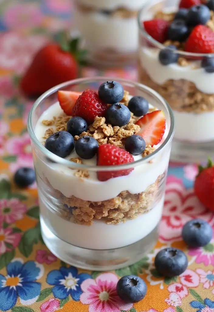27 Quick Snack Recipes: Healthy and Delicious Plant-Based Bites 41 27 Quick Snack Recipes: Healthy and Delicious Plant-Based Bites - 7. Greek Yogurt Parfait