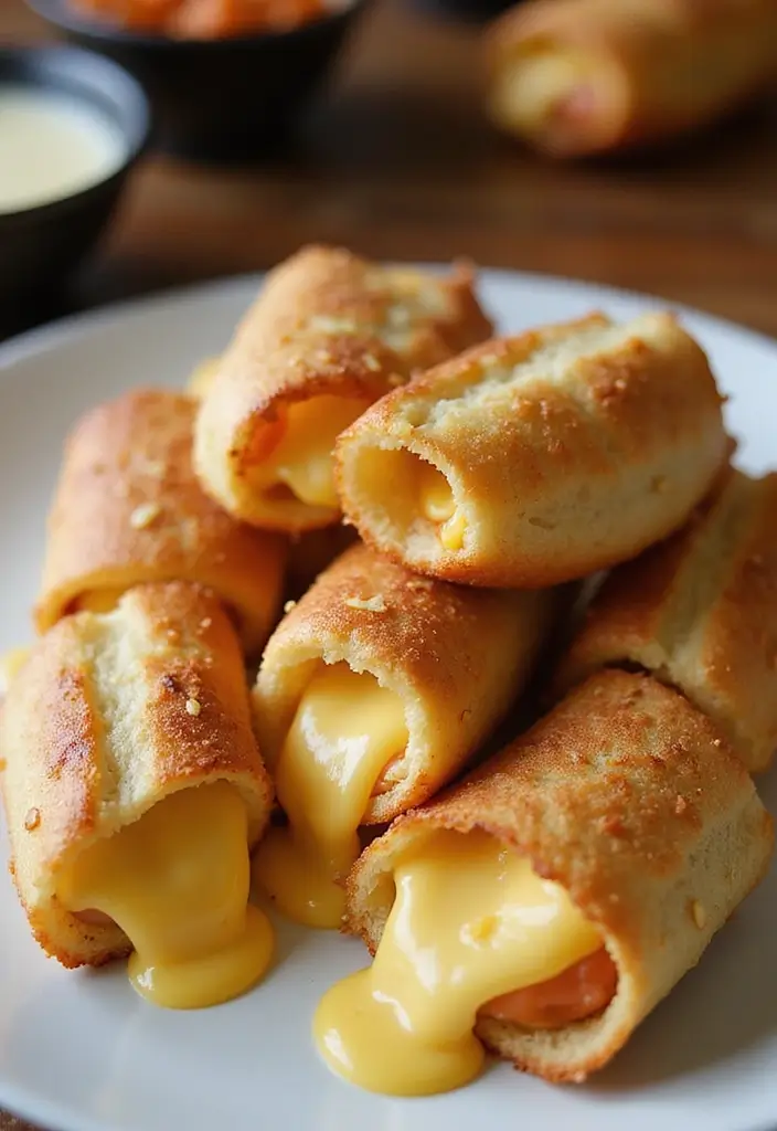 27 Quick and Easy Late Night Snack Recipes to Curb Cravings 125 27 Quick and Easy Late Night Snack Recipes to Curb Cravings - 19. Grilled Cheese Roll-Ups