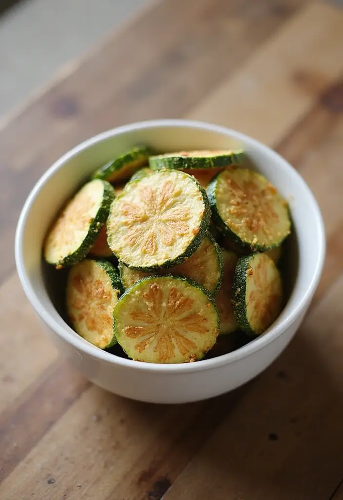 27 Quick and Easy Late Night Snack Recipes to Curb Cravings 165 27 Quick and Easy Late Night Snack Recipes to Curb Cravings - 25. Zucchini Chips