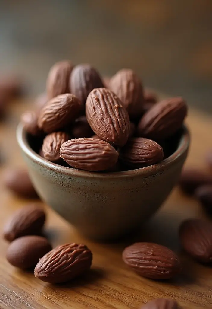 27 Quick and Easy Late Night Snack Recipes to Curb Cravings 22 27 Quick and Easy Late Night Snack Recipes to Curb Cravings - 4. Dark Chocolate-Covered Almonds