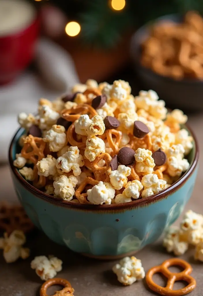 27 Sweet and Salty Christmas Snack Mix Recipes Everyone Loves 67 27 Sweet and Salty Christmas Snack Mix Recipes Everyone Loves - 11. Peanut Butter Chocolate Chip Snack Mix
