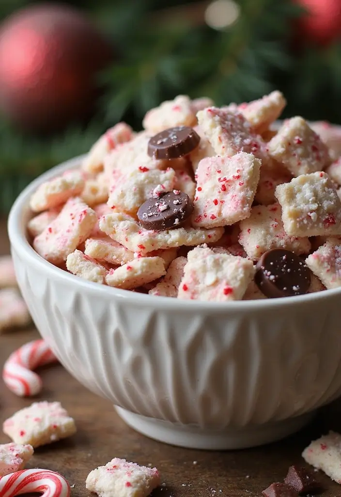 27 Sweet and Salty Christmas Snack Mix Recipes Everyone Loves 81 27 Sweet and Salty Christmas Snack Mix Recipes Everyone Loves - 13. Candy Cane Crunch Snack Mix
