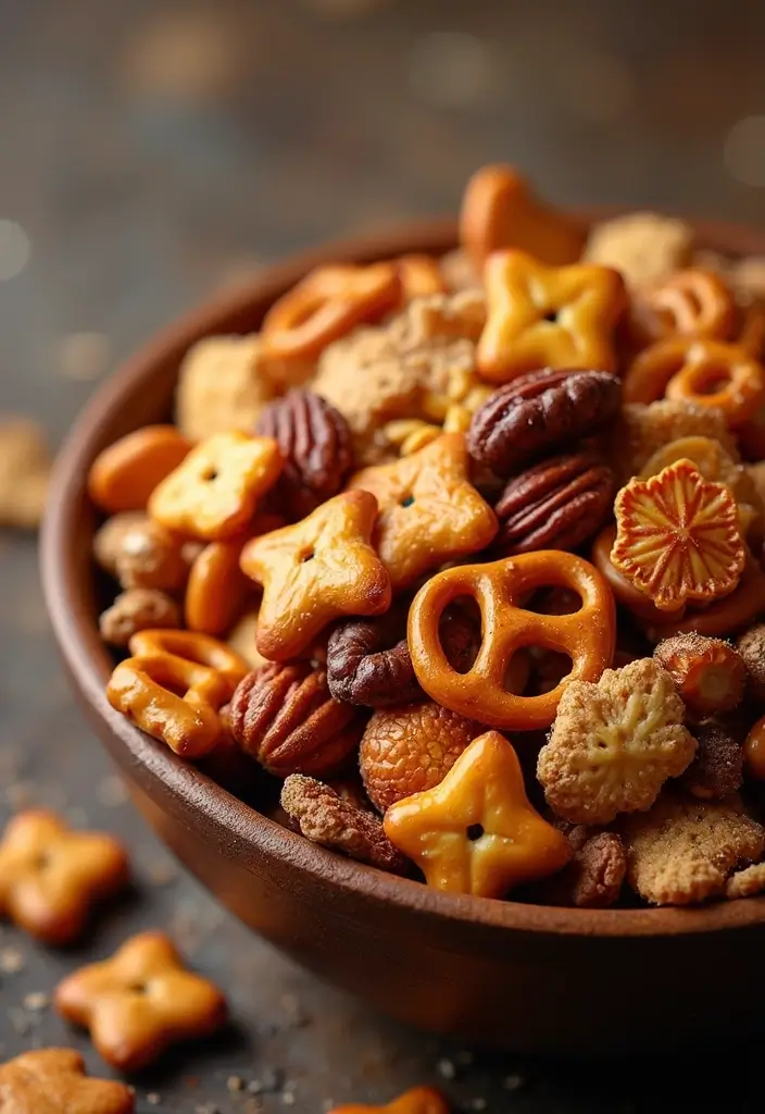 27 Sweet and Salty Christmas Snack Mix Recipes Everyone Loves 109 27 Sweet and Salty Christmas Snack Mix Recipes Everyone Loves - 17. Honey Roasted Snack Mix