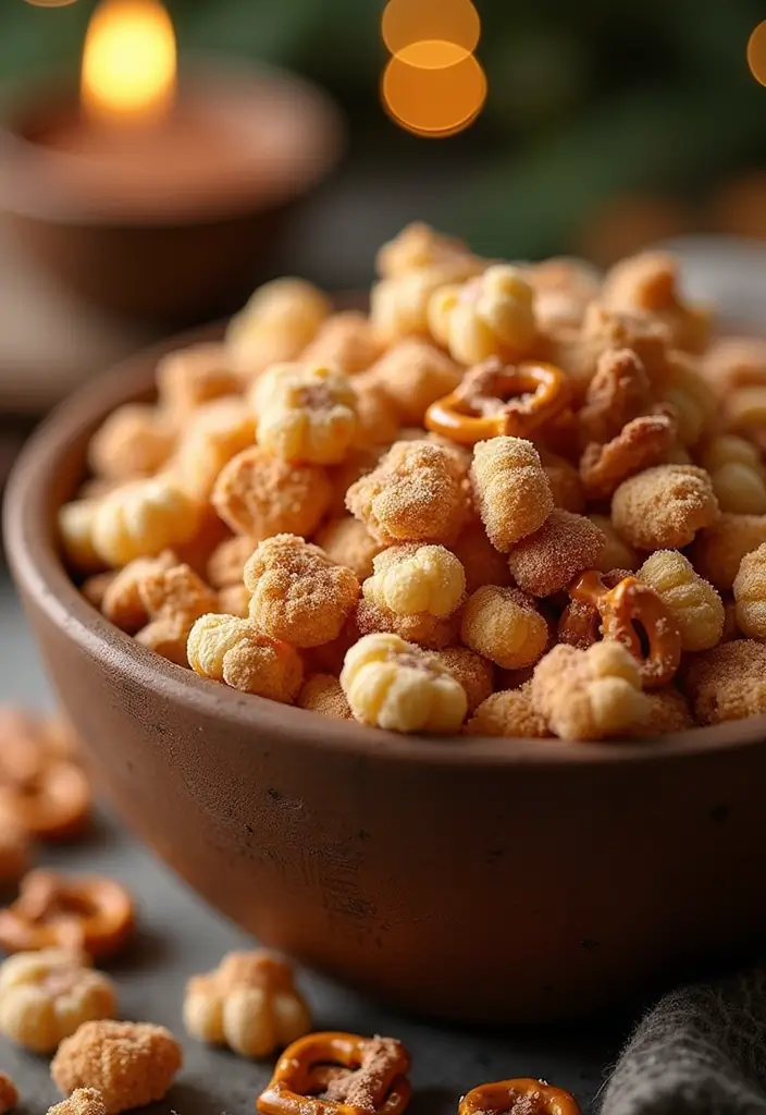 27 Sweet and Salty Christmas Snack Mix Recipes Everyone Loves 135 27 Sweet and Salty Christmas Snack Mix Recipes Everyone Loves - 21. Cinnamon Sugar Snack Mix