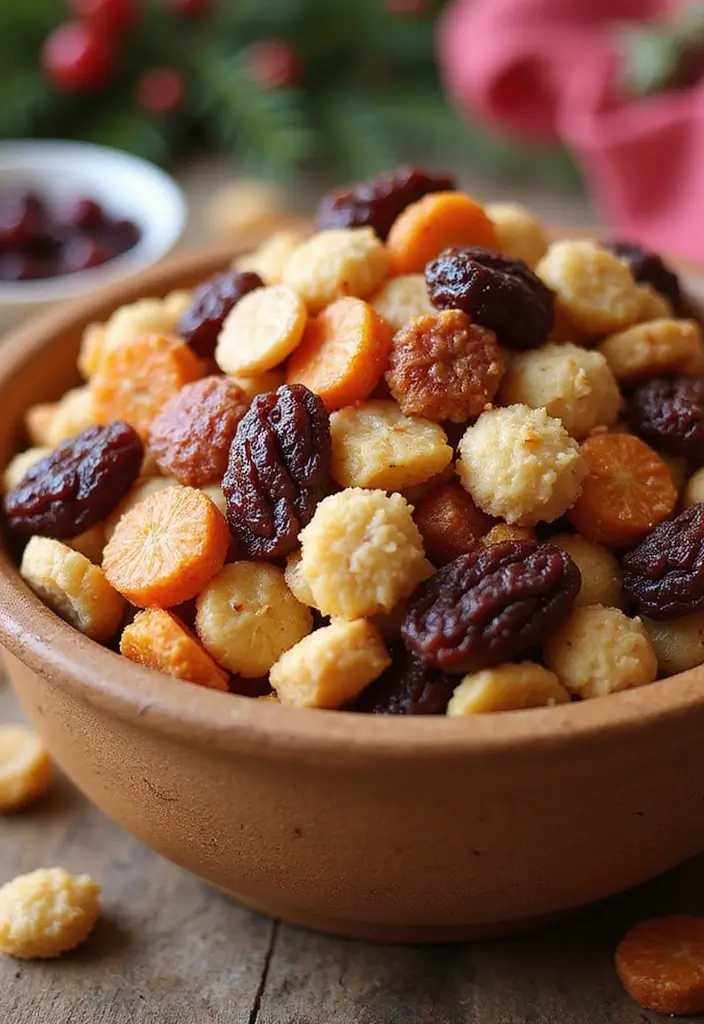 27 Sweet and Salty Christmas Snack Mix Recipes Everyone Loves 149 27 Sweet and Salty Christmas Snack Mix Recipes Everyone Loves - 23. Chewy Fruit Snack Mix