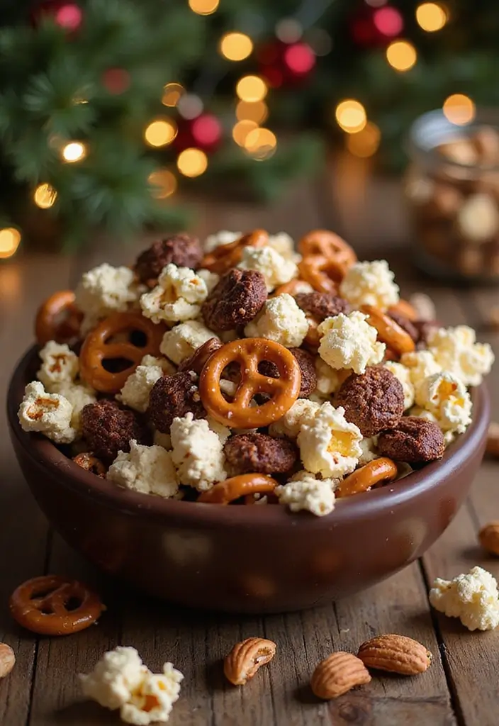 27 Sweet and Salty Christmas Snack Mix Recipes Everyone Loves 156 27 Sweet and Salty Christmas Snack Mix Recipes Everyone Loves - 24. Chocolate Dipped Snack Mix