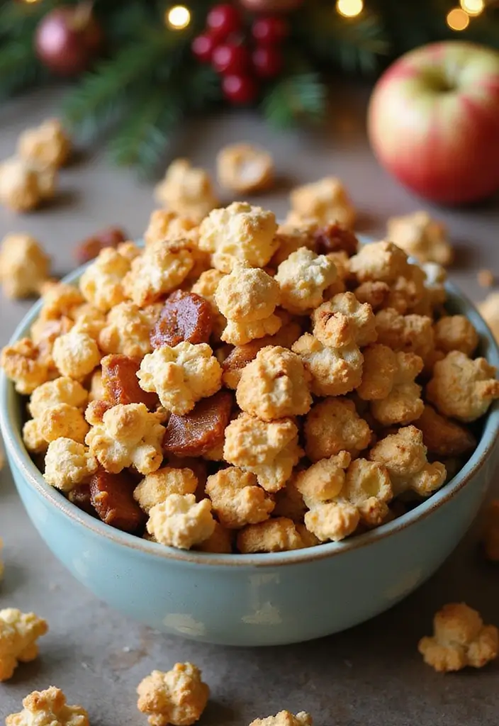 27 Sweet and Salty Christmas Snack Mix Recipes Everyone Loves 34 27 Sweet and Salty Christmas Snack Mix Recipes Everyone Loves - 6. Caramel Apple Snack Mix