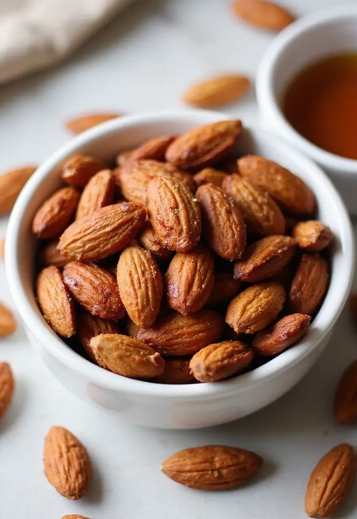 27 Unique Snack Mix Recipes You Haven’t Tried Yet 1 27 Unique Snack Mix Recipes You Haven’t Tried Yet - 1. Sweet and Spicy Maple Almond Mix