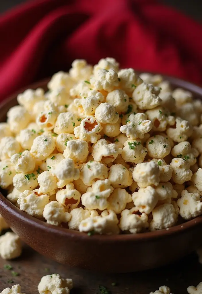 27 Unique Snack Mix Recipes You Haven’t Tried Yet 123 27 Unique Snack Mix Recipes You Haven’t Tried Yet - 19. Garlic Parmesan Cheese Popcorn Mix