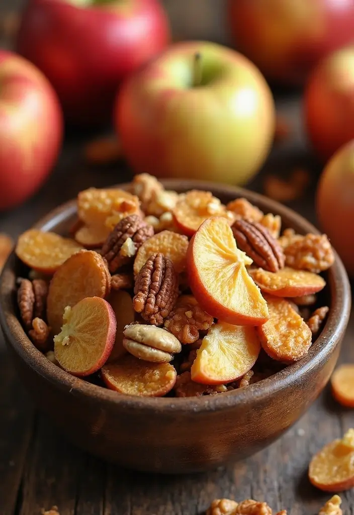 27 Unique Snack Mix Recipes You Haven’t Tried Yet 172 27 Unique Snack Mix Recipes You Haven’t Tried Yet - 26. Apple Pie Trail Mix