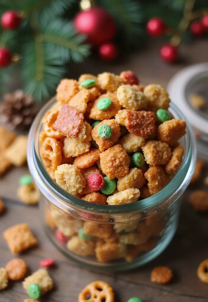 29 Christmas Snack Mix Recipes That Make Great Gifts 95 29 Christmas Snack Mix Recipes That Make Great Gifts - 15. Sweet & Spicy Snack Mix