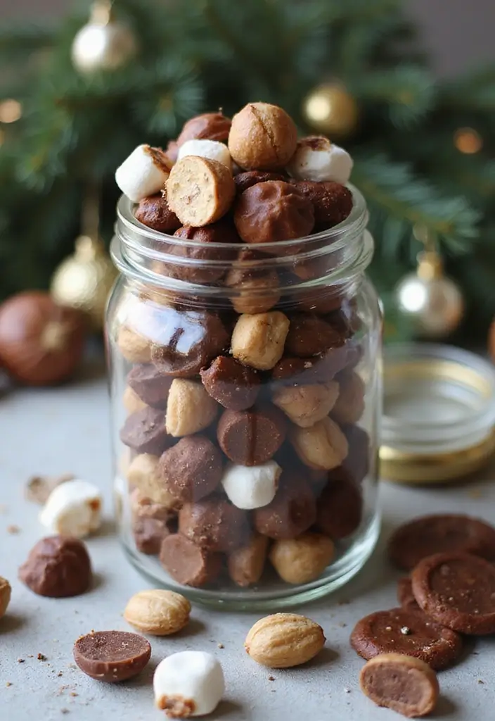 29 Christmas Snack Mix Recipes That Make Great Gifts 100 29 Christmas Snack Mix Recipes That Make Great Gifts - 16. Chocolate Hazelnut Snack Mix