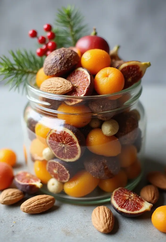 29 Christmas Snack Mix Recipes That Make Great Gifts 114 29 Christmas Snack Mix Recipes That Make Great Gifts - 18. Holiday Fruit & Nut Medley