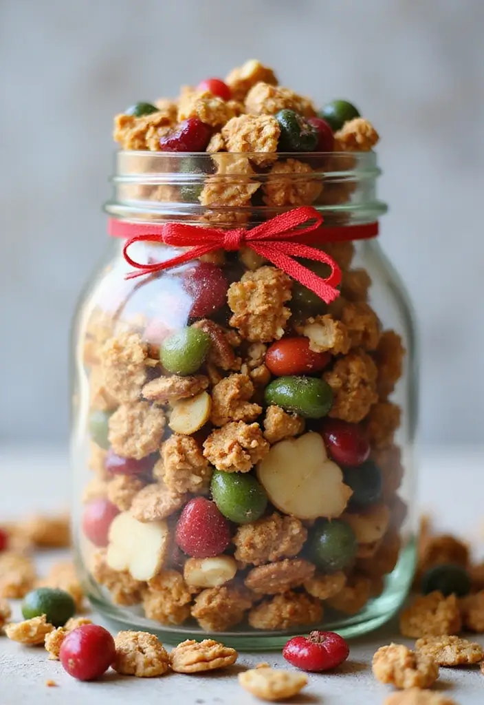 29 Christmas Snack Mix Recipes That Make Great Gifts 163 29 Christmas Snack Mix Recipes That Make Great Gifts - 25. Fruity Nut Crunch Mix