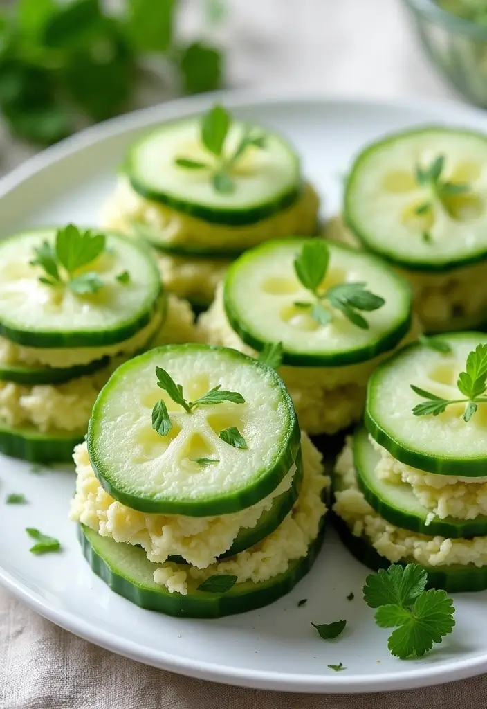29 Healthy Indian Snack Recipes for Tea Time Gatherings 29 29 Healthy Indian Snack Recipes for Tea Time Gatherings - 5. Cucumber Sandwiches