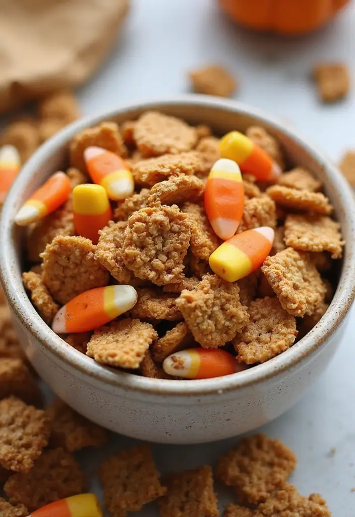 30+ Chex Snack Mix Recipes for Every Occasion 62 30+ Chex Snack Mix Recipes for Every Occasion - 10. Pumpkin Spice Chex Mix