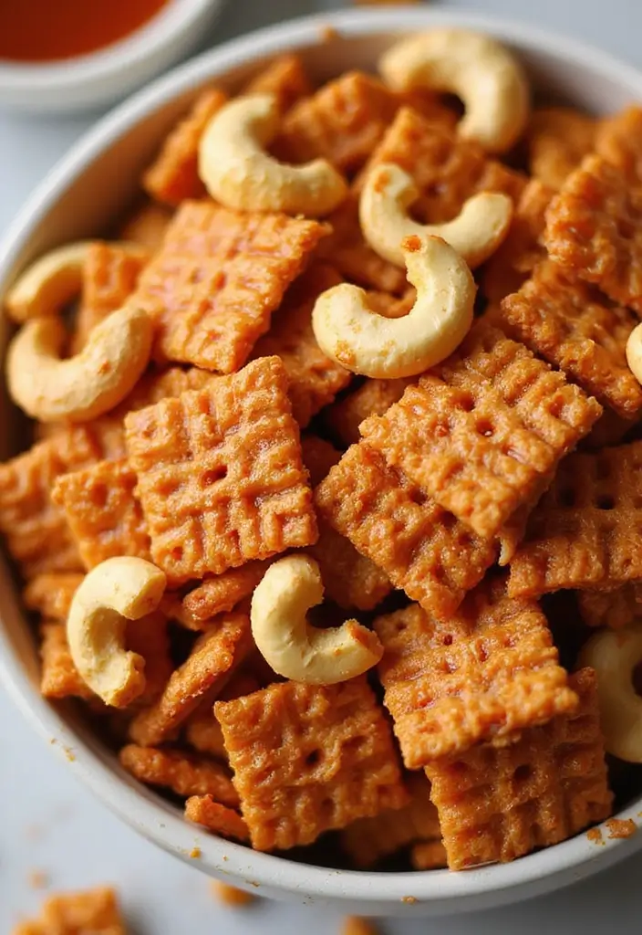 30+ Chex Snack Mix Recipes for Every Occasion 106 30+ Chex Snack Mix Recipes for Every Occasion - 16. Sweet Thai Chili Chex Mix