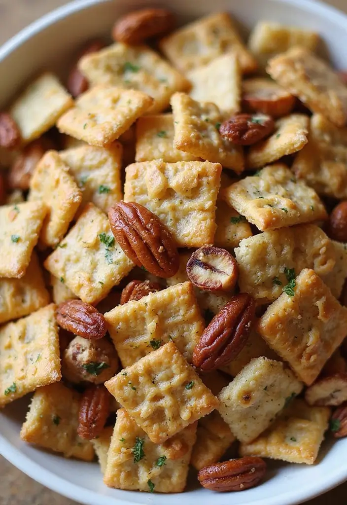 30+ Chex Snack Mix Recipes for Every Occasion 134 30+ Chex Snack Mix Recipes for Every Occasion - 20. Zesty Italian Chex Mix