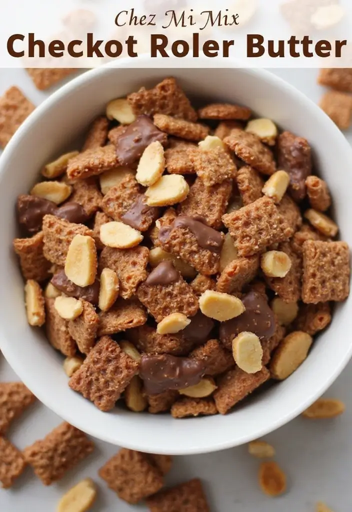 30+ Chex Snack Mix Recipes for Every Occasion 29 30+ Chex Snack Mix Recipes for Every Occasion - 5. Chocolate Peanut Butter Chex Mix
