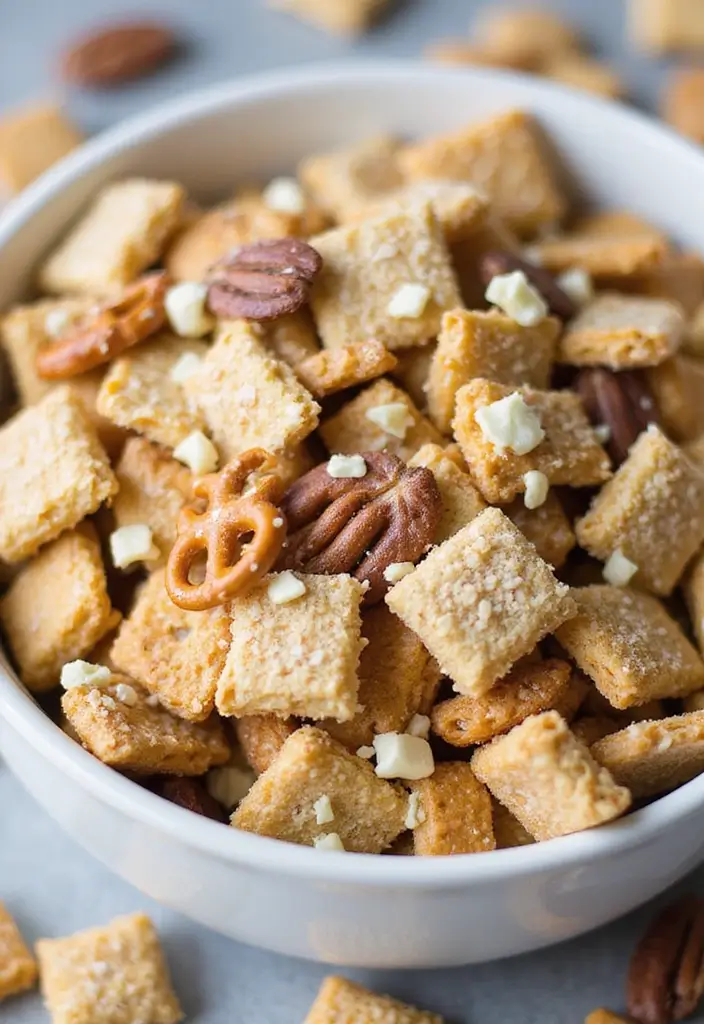 30+ Chex Snack Mix Recipes for Every Occasion 36 30+ Chex Snack Mix Recipes for Every Occasion - 6. Ranch Chex Mix