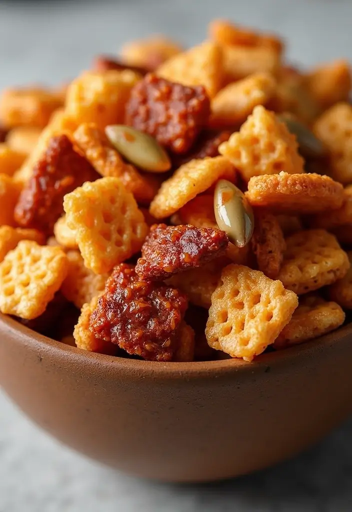 30+ Chex Snack Mix Recipes for Every Occasion 48 30+ Chex Snack Mix Recipes for Every Occasion - 8. BBQ Chex Mix