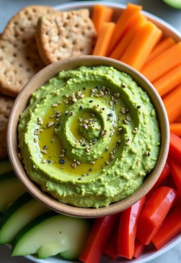 30+ Clean Eating Snack Recipes for a Healthy Lifestyle 1 30+ Clean Eating Snack Recipes for a Healthy Lifestyle - 1. Avocado Hummus