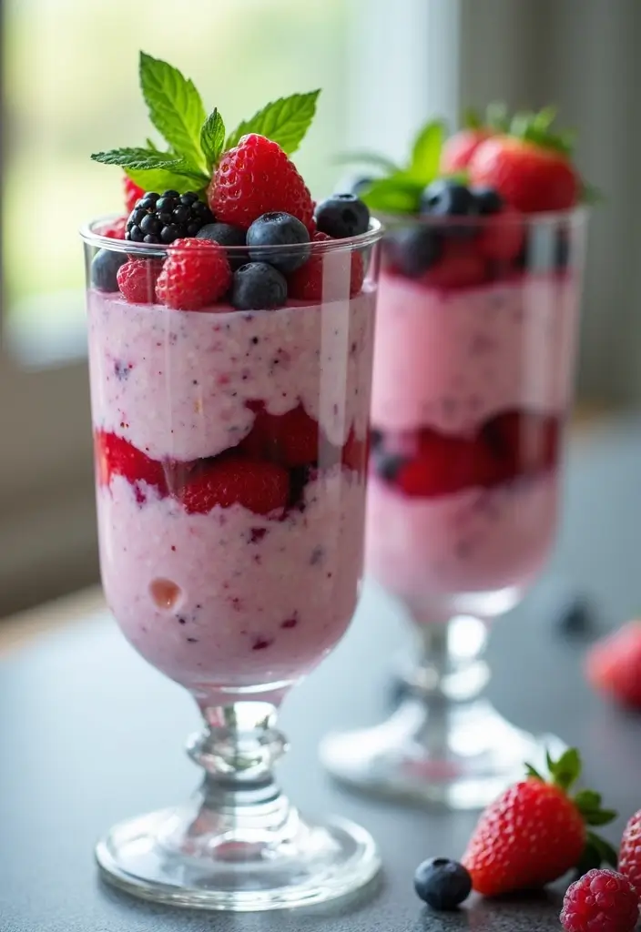 30+ Clean Eating Snack Recipes for a Healthy Lifestyle 79 30+ Clean Eating Snack Recipes for a Healthy Lifestyle - 13. Mixed Berry Yogurt Parfait