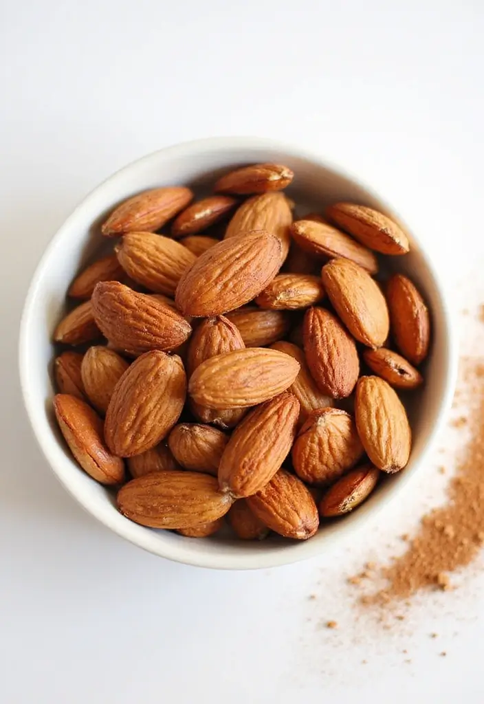 30+ Clean Eating Snack Recipes for a Healthy Lifestyle 128 30+ Clean Eating Snack Recipes for a Healthy Lifestyle - 20. Cinnamon Roasted Almonds