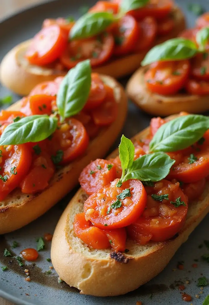 30+ Clean Eating Snack Recipes for a Healthy Lifestyle 163 30+ Clean Eating Snack Recipes for a Healthy Lifestyle - 25. Tomato Basil Bruschetta