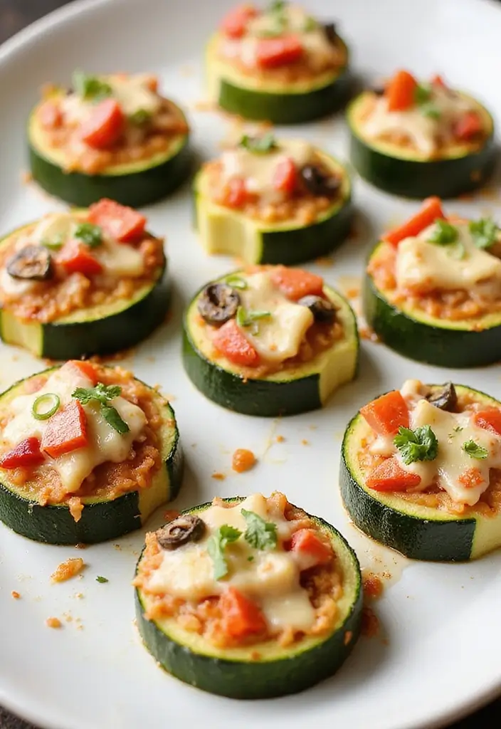 30+ Clean Eating Snack Recipes for a Healthy Lifestyle 22 30+ Clean Eating Snack Recipes for a Healthy Lifestyle - 4. Zucchini Pizza Bites