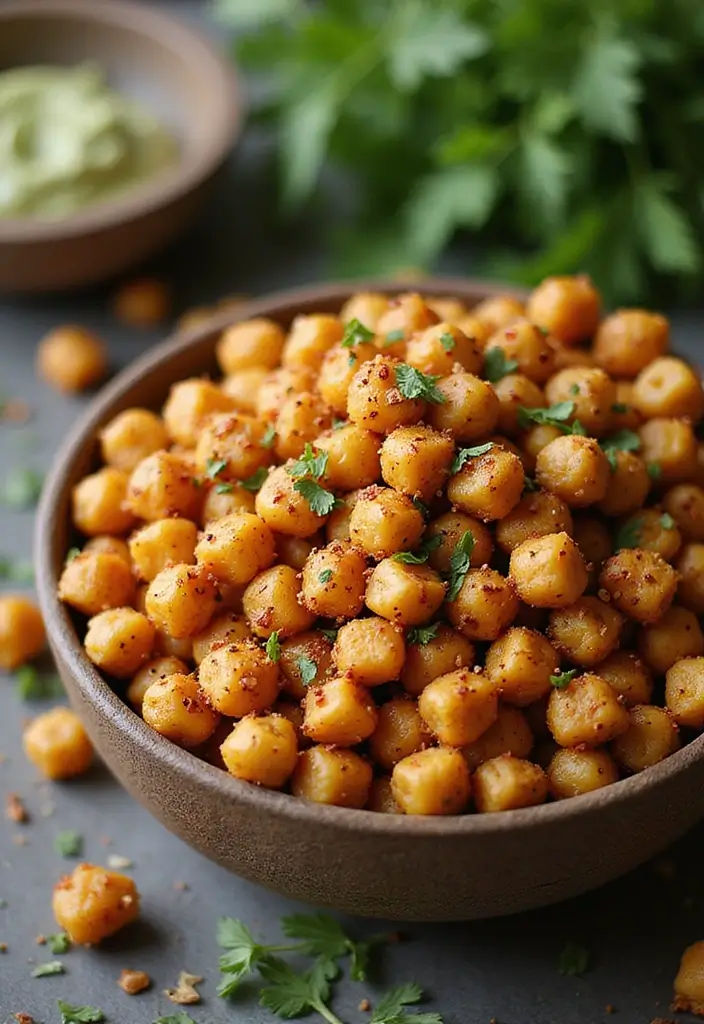 30+ Clean Eating Snack Recipes for a Healthy Lifestyle 34 30+ Clean Eating Snack Recipes for a Healthy Lifestyle - 6. Roasted Chickpeas