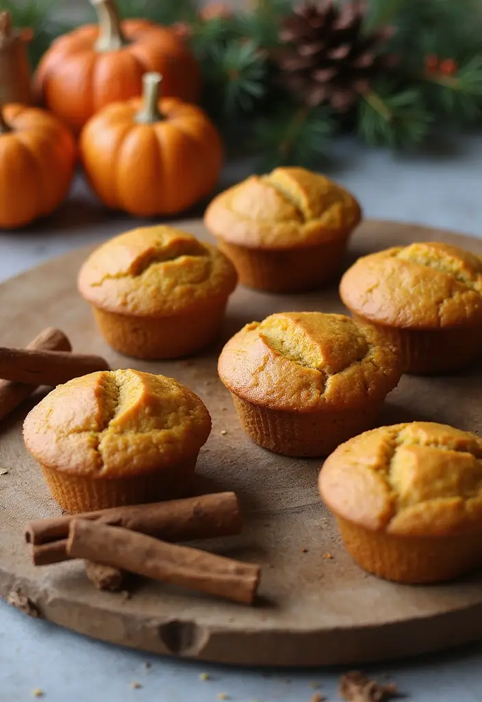 30+ Healthy Christmas Snack Recipes for Parties and Holiday Food Tables 181 30+ Healthy Christmas Snack Recipes for Parties and Holiday Food Tables - 27. Healthy Pumpkin Muffins