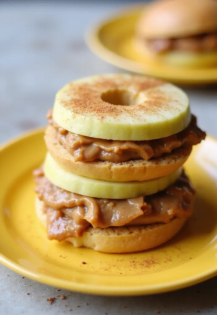 30+ Healthy Snack Recipes for Picky Eaters - 1. Apple and Almond Butter Sandwiches