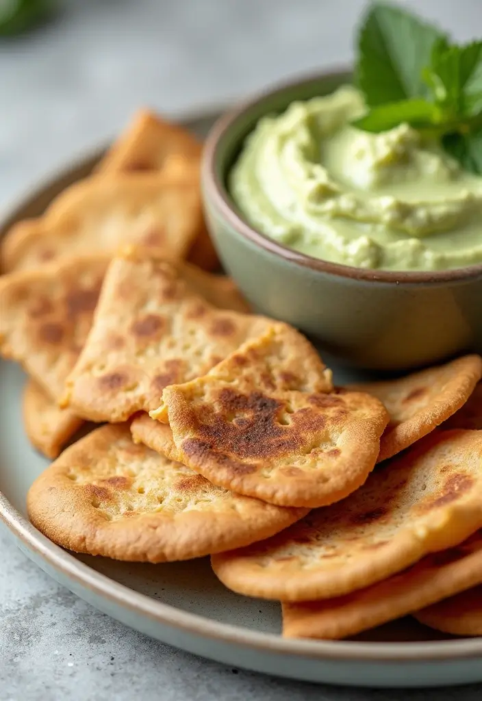 30+ Healthy Snack Recipes for Picky Eaters - 12. Whole Wheat Pita Chips