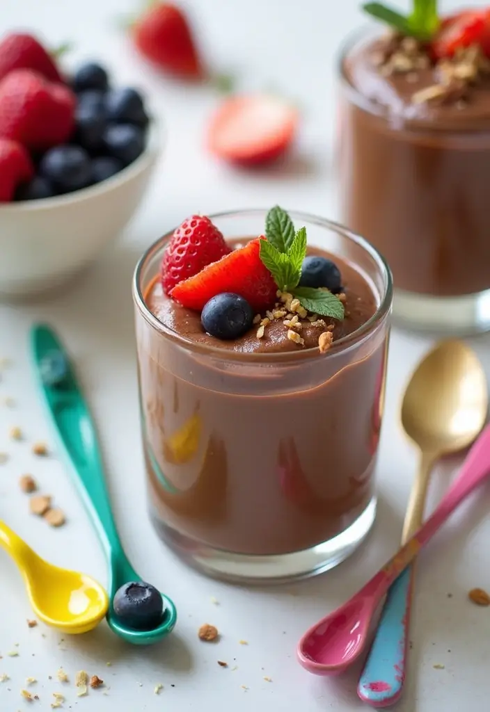 30+ Healthy Snack Recipes for Picky Eaters - 15. Chocolate Avocado Mousse