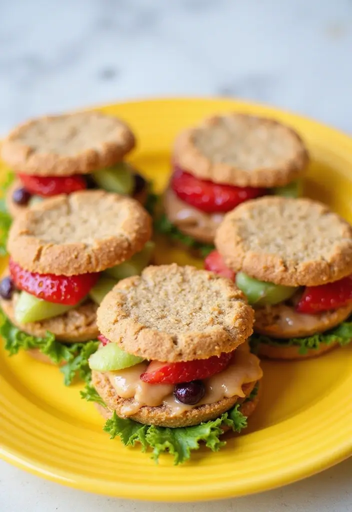30+ Healthy Snack Recipes for Picky Eaters - 16. Rice Cake Sandwiches