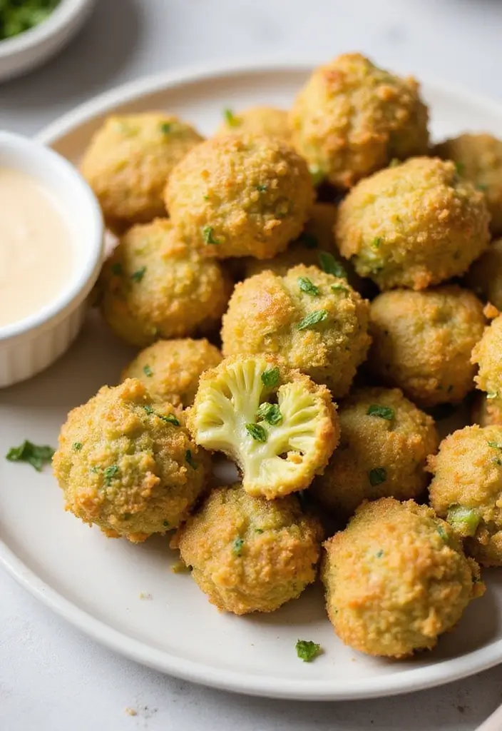 30+ Healthy Snack Recipes for Picky Eaters - 21. Broccoli and Cheese Bites