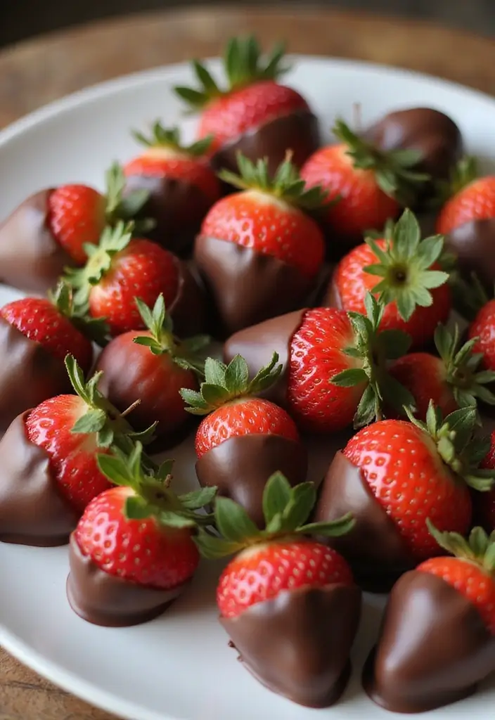 30+ Healthy Snack Recipes for Picky Eaters - 29. Chocolate-Dipped Fruit