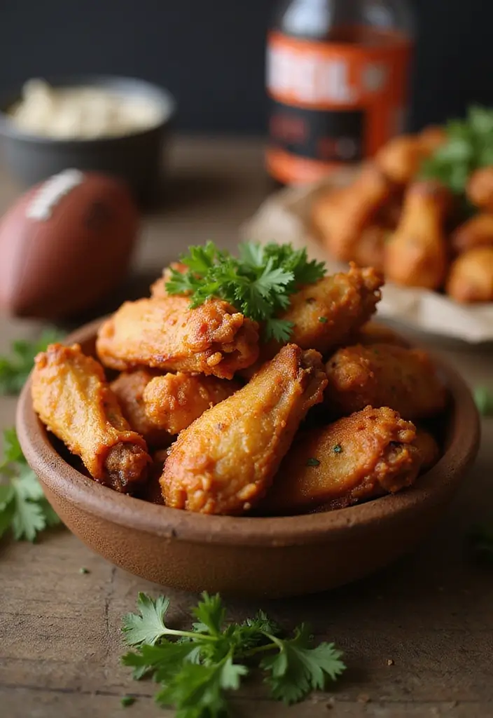 30 Keto Air Fryer Snack Recipes for Low-Carb Treats - 1. Crispy Air Fryer Chicken Wings