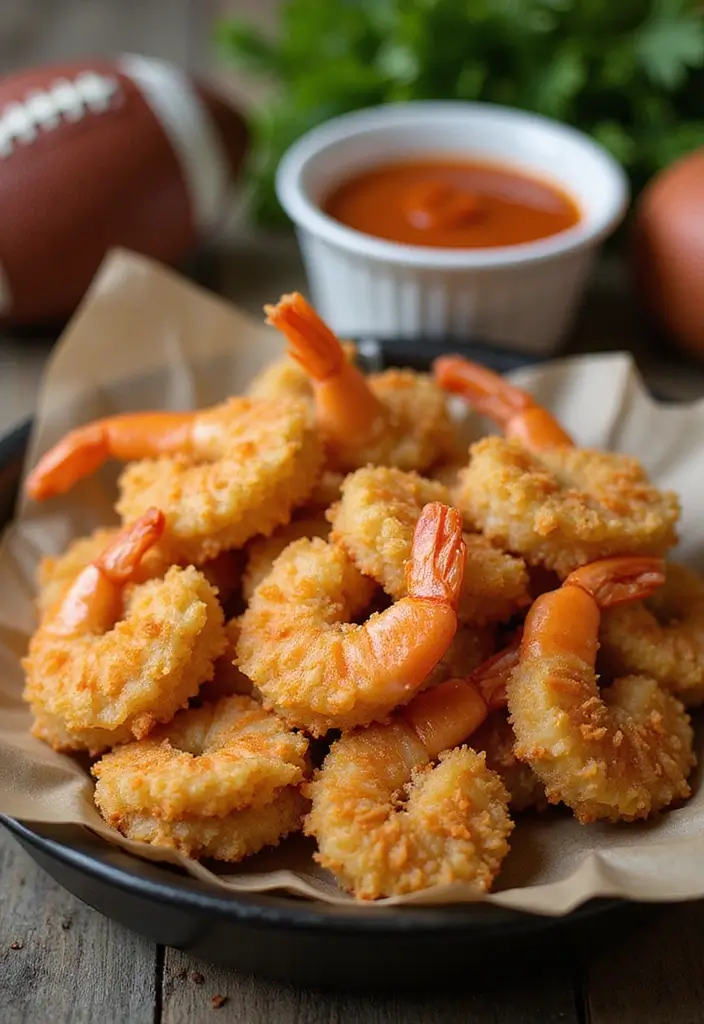 30 Keto Air Fryer Snack Recipes for Low-Carb Treats - 18. Air Fryer Coconut Shrimp