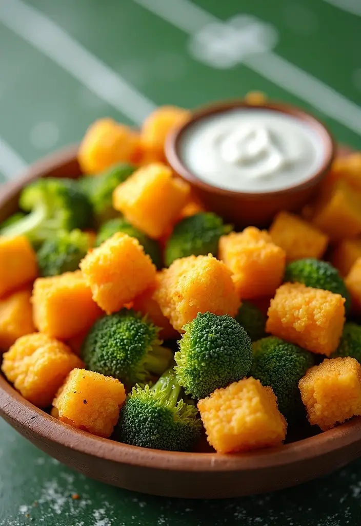 30 Keto Air Fryer Snack Recipes for Low-Carb Treats - 22. Air Fryer Broccoli Tots