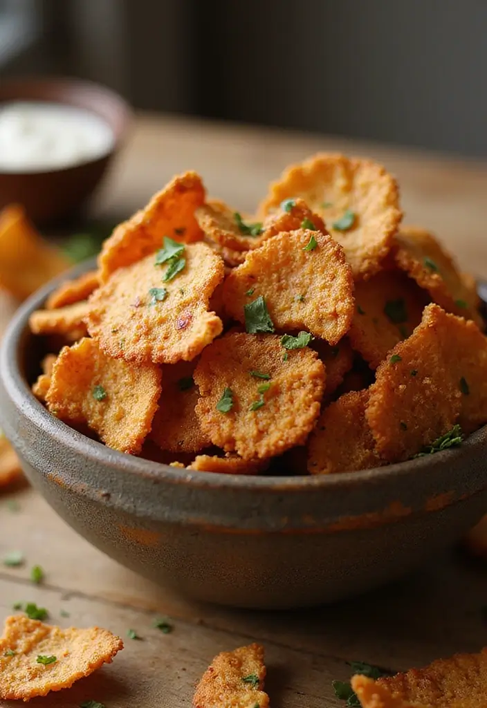 30 Keto Air Fryer Snack Recipes for Low-Carb Treats - 9. Sweet and Spicy Air Fryer Pork Rinds