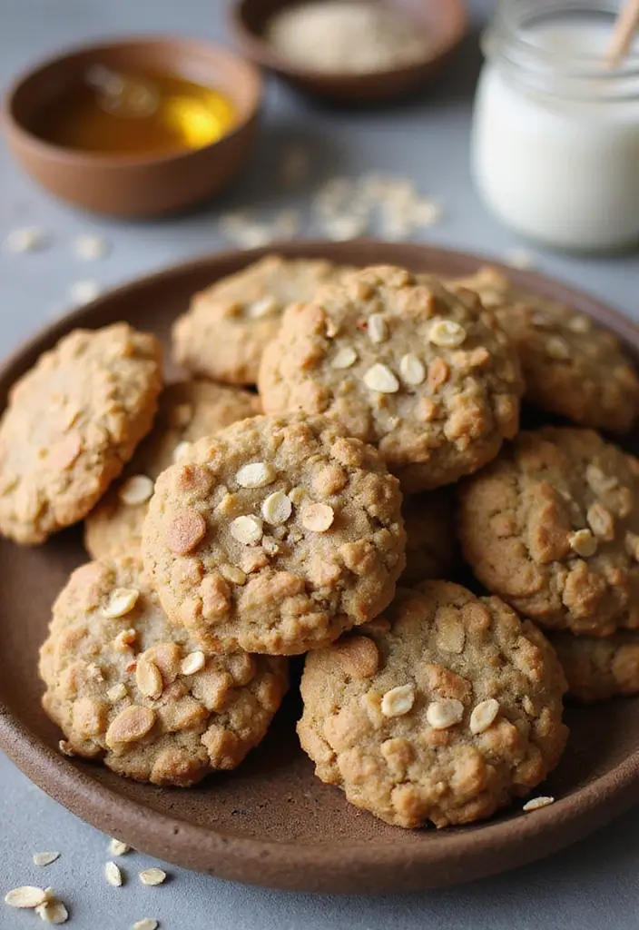30+ Quick and Easy Snack Recipes No Bake for Busy Days 103 30+ Quick and Easy Snack Recipes No Bake for Busy Days - 17. Oatmeal Cookies